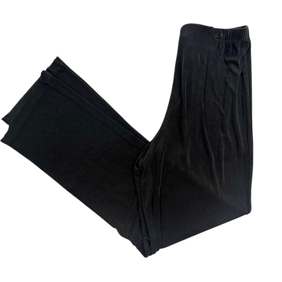Chicos Travelers Slinky Stretch Pants 2 Tall Quiet Luxury Pull On Black 12 - Picture 1 of 10